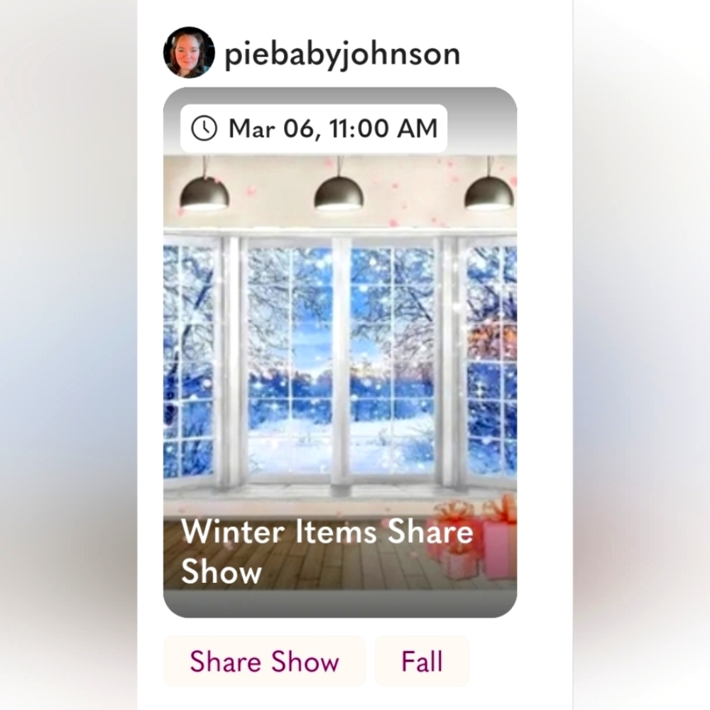 Share Show - Liked to be notified.